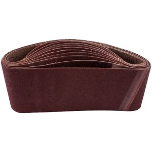 SANDING BELT 100 X 530MM 80 GRIT 10/PACK