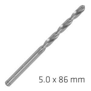 ALPEN PRO HSS 5MM DRILL DIN 338 RN 135 SPLIT POINT PLASTIC WALLET  (1