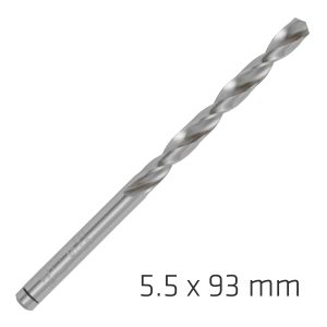 ALPEN PRO HSS 5.5MM DRILL DIN 338 RN 135 SPLIT POINT PLASTIC WALLET  (