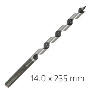 WOOD AUGER DRILL BIT 14 X 235MM