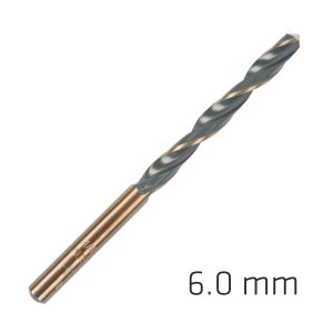 HSS SPRINT MASTER 6.0MM 10-PACK HANG TAG DIN 338 ALPEN DRILL BITS