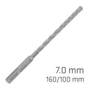 FORCE X 7.0 x 160/100 SDS-PLUS REBAR DRILL BIT X4 CUTTING EDGES