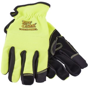 GLOVE YELLOW SMALL WITH PU PALM MULTI PURPOSE