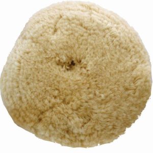 POLISHING BONNET WOOL HOOK AND LOOP CONCAVE 180MM 7'